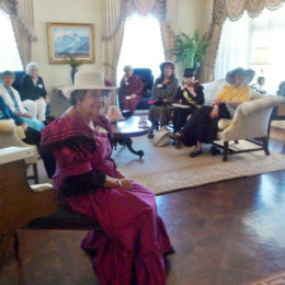 Listening to Sarah’s story – Pink Tea 2012