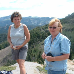 2009 Wildflower Hike to Winnemucca Lake – Charlene Foley & Charlene Hastings